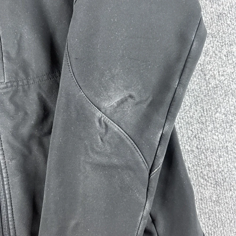 North Face Apex Jacket Womens M Black Softshell Full Zip Windbreaker Outdoor TNF - Picture 3 of 11